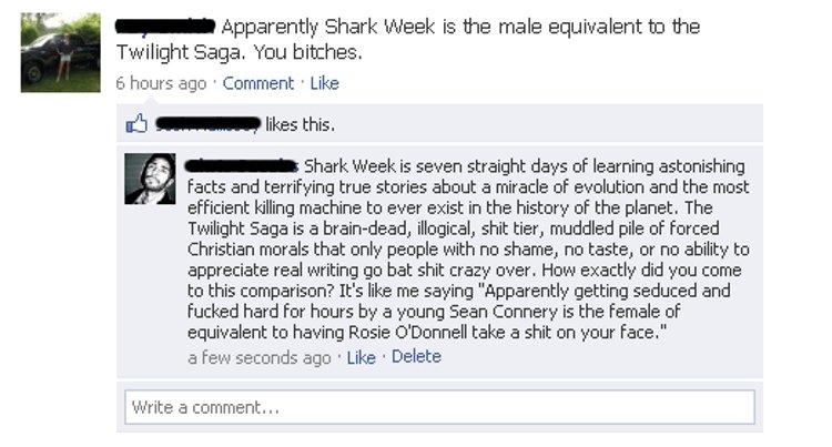 Shark Week. Nailed it.