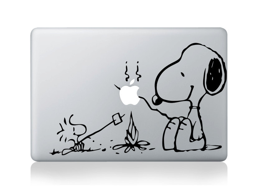 Snoopy-macbook pro decal