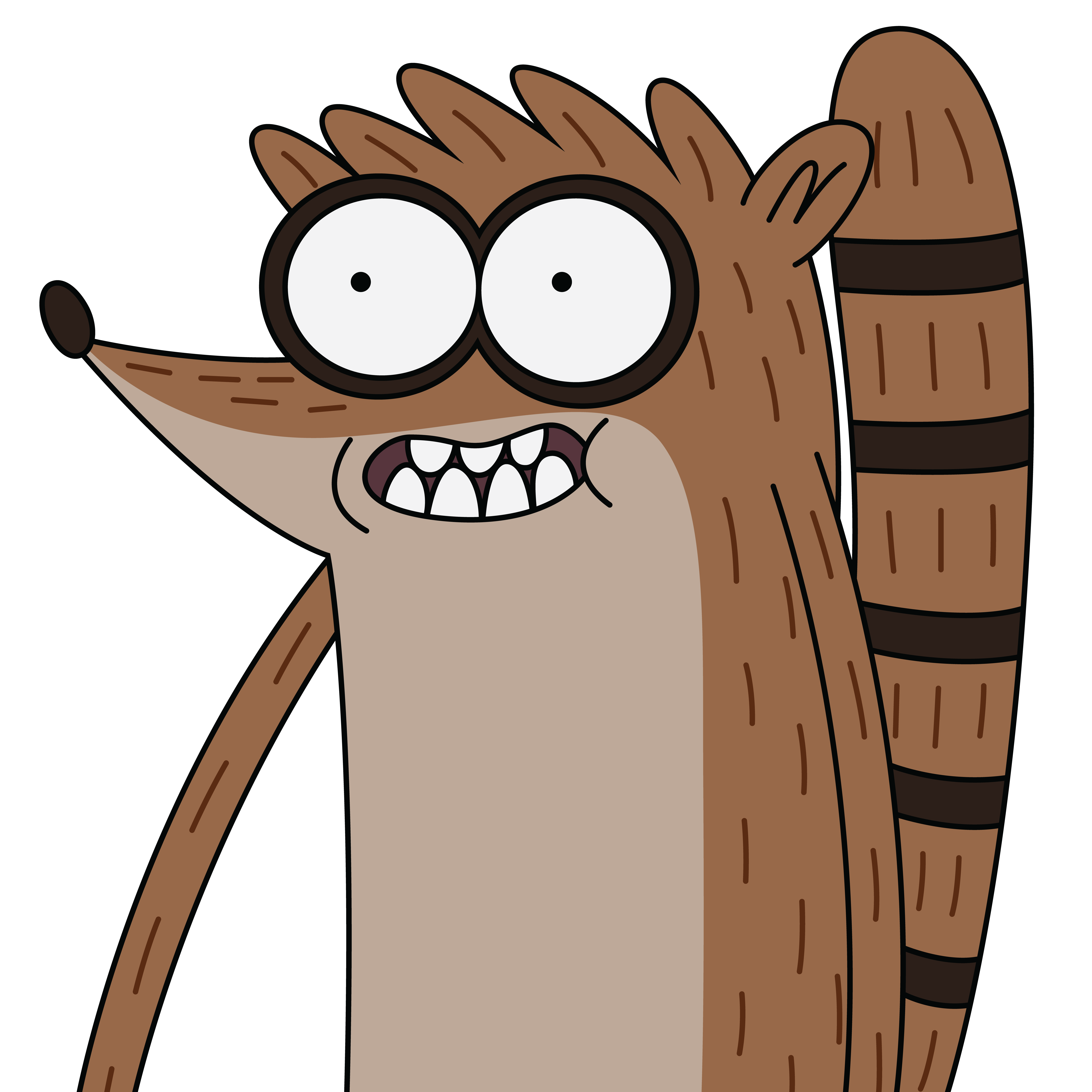 Rigby vector image from Regular Show render